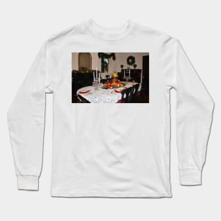 Victorian Christmas Table Long Sleeve T-Shirt